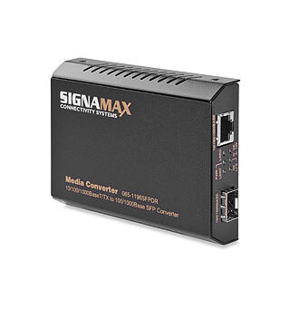 Mediakonverter 10/100/1000BaseT/TX SFP Signamax 1000BaseSX MM