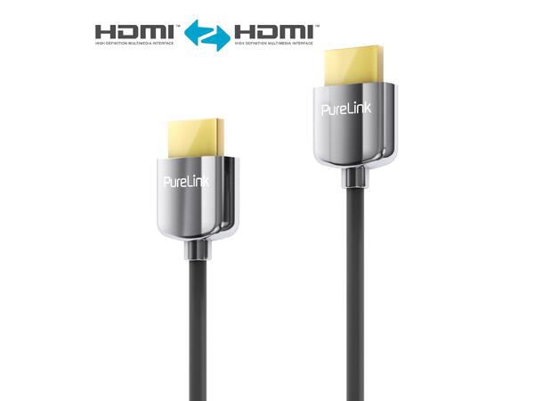 HDMI 2.0 Premium High Speed Tynn 2m PureLink, ProSpeed sort