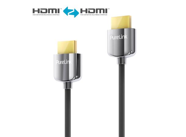 HDMI 2.0 Premium High Speed Tynn 2m PureLink, ProSpeed Sort 