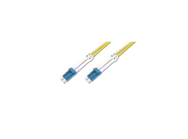 Patch Fiber OS2 LC-SC Gul 2m Duplex Halogenfri 3mm 