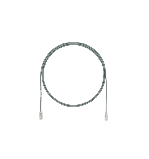 Patch kat6a UTP HF Grå 1.5m, AWG28 Panduit Miniatyrpatch