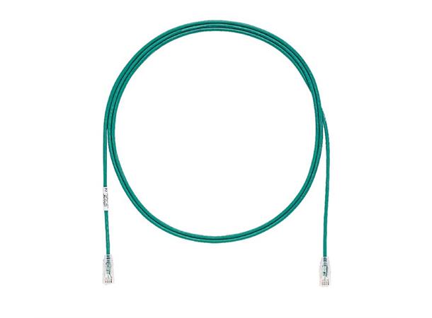 Patch Kat6 UTP grønn HF 10m, AWG 28 Panduit Miniatyrpatch