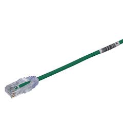 Patch kat6 UTP HF Grønn 3m, AWG28 Panduit Miniatyrpatch