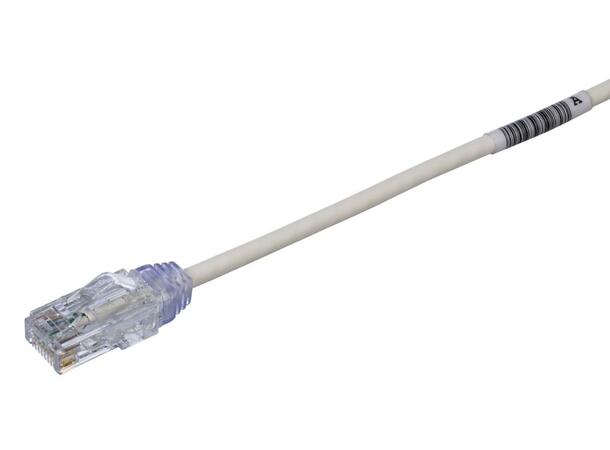 Patch kat6 UTP HF Offwhite 5m, AWG28 Panduit Miniatyrpatch 