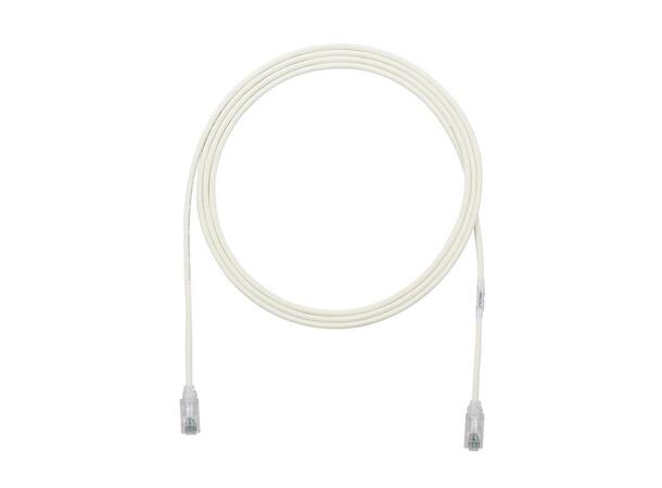 Patch kat6 UTP HF Offwhite 5m, AWG28 Panduit Miniatyrpatch 