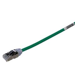 Patch kat6a F/UTP HF Grønn 1.5m, AWG28 Panduit Miniatyrpatch