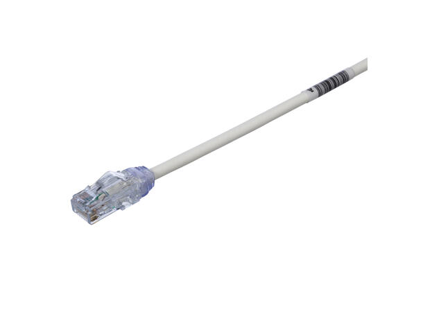 Patch kat6a UTP HF Offwhite 10m, AWG28 Panduit Miniatyrpatch 