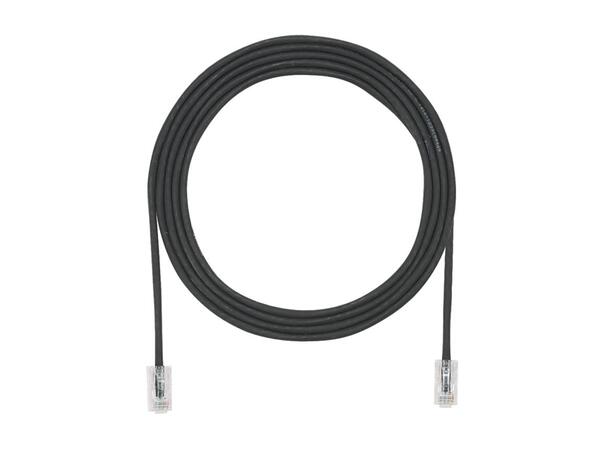 Patch kat6a UTP HF Sort 2m, AWG28 Panduit Miniatyrpatch 