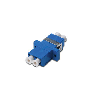 LC adapter duplex OS2 Blå