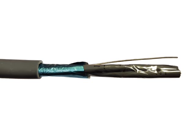 Mikrofonkabel YT-2S-K 2p AES/EBU DMX512 Belden Ø=8,2mm Dca-s2d2a1 Grå 500mT 