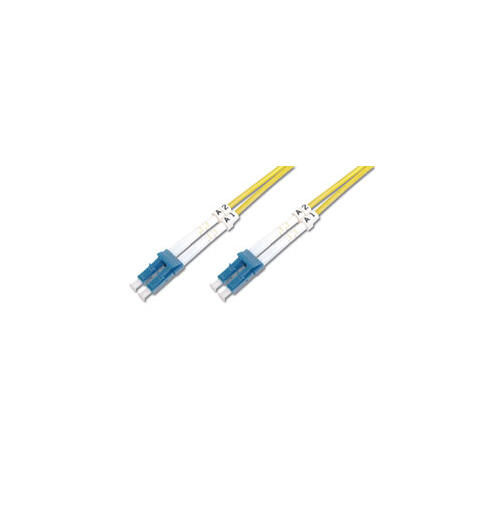 Patch Fiber OS2 SC-SC Gul 1m Duplex Halogenfri 3mm