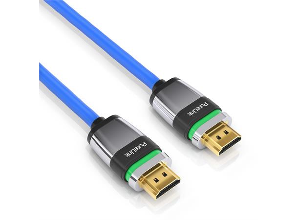 Patch HDMI High Speed m/Eth. 3m PureLink Ultimate, Blå