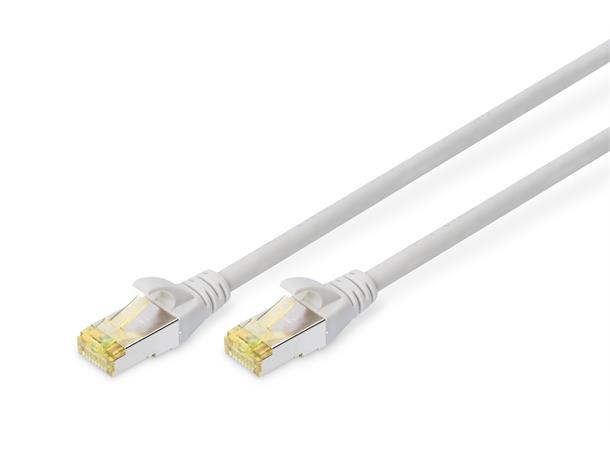 Patch S/FTP Cat 6A HF Grå 0,5m