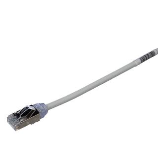 Patch kat6a F/UTP HF Grå 1.5m, AWG28 Panduit Miniatyrpatch