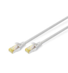 Patch kat6a S/FTP HF Grå 0.5m