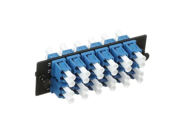 Adapterplate med 12xLC-D OS1/OS2  Blå Panduit