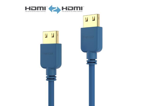 HDMI 2.0 Premium High Speed Tynn 2m PureLink, PureInstall blå
