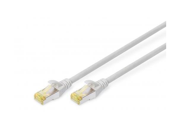 Patch S/FTP Cat 6A HF Grå 1m