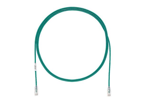 Patch kat6 UTP HF Grønn 5m, AWG28 Panduit Miniatyrpatch 