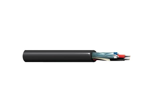 Kontroll kabel 1x2x0,38mm2+ 2x0,85mm2 Belden PVC sort, 305mT