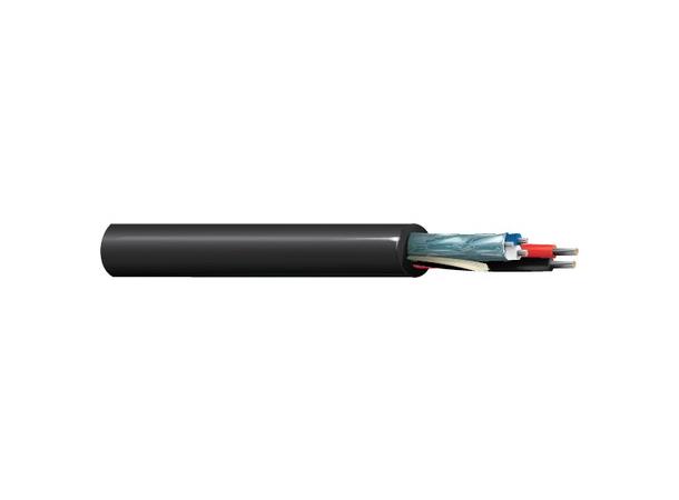 Kontroll kabel 1x2x0,38mm2+ 2x0,85mm2 Belden PVC Sort, 305mT 