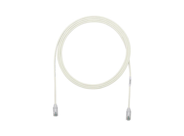 Patch kat6 UTP HF Grå 5m, AWG28 Panduit Miniatyrpatch 