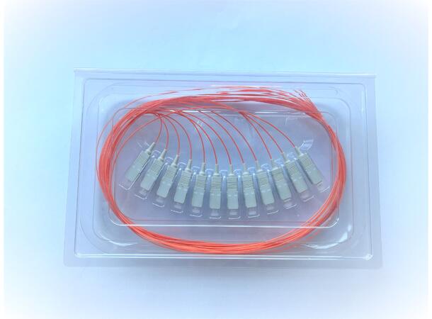 Pigtail OM1 SC 12-Pakning Orange