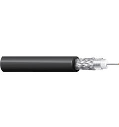 Videokoaks RG6 12GHz 4K 75 Ohm AWG18 HF Belden Ø=6,9mm LSZH Sort, 500mT