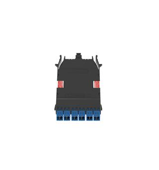 HD flex fiberkasset OS2 1xMPO - 6xLC-D Panduit, 12fiber, Method A, Flippet