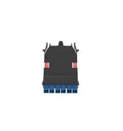 HD flex fiberkasset OS2 1xMPO - 6xLC-D Panduit, 12fiber, Method A, Flippet