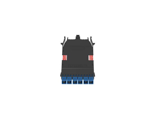 HD flex fiberkasset OS2 1xMPO - 6xLC-D Panduit, 12fiber, Method A, Flippet 