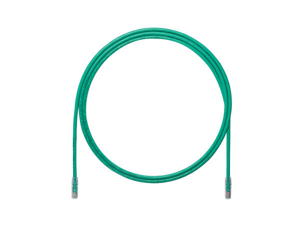 Patch kat6a UTP 10Gbit PVC Grønn 5m Panduit 