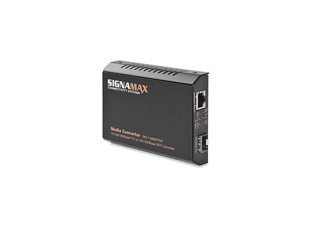 Mediakonverter 10/100/1000BaseT/TX SFP Signamax 1000BaseSX MM