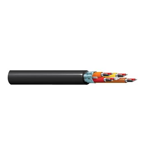 Mikrofonkabel fleksibel 16par Belden AWG24 Ø=16,0mm Sort, 305mT