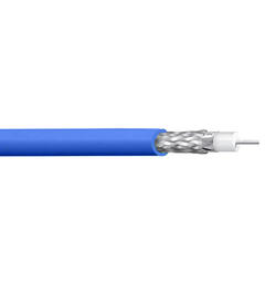 Videokoaks miniatyr 4K UHD 12G-SDI LSZH Belden Ø=4,6mm Cca-s1d1a1 Blå, 500mT