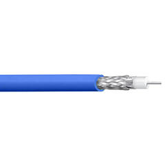 Videokoaks miniatyr 4K UHD 12G-SDI LSZH Belden Ø=4,6mm Cca-s1d1a1 Blå, 500mT