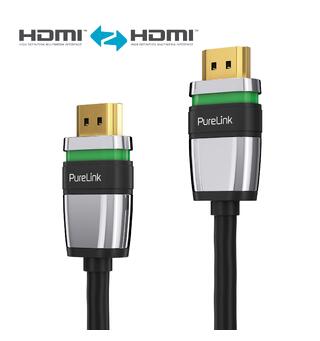 HDMI 2.0 Premium High Speed kab. LSZH 3m PureLink Ultimate, Sort