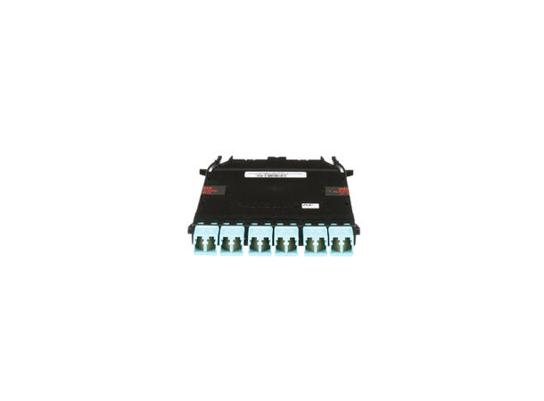 HD flex fiberkasset OM4 1xMPO - 6xLC-D Panduit, 12fiber, Method A, Flippet 