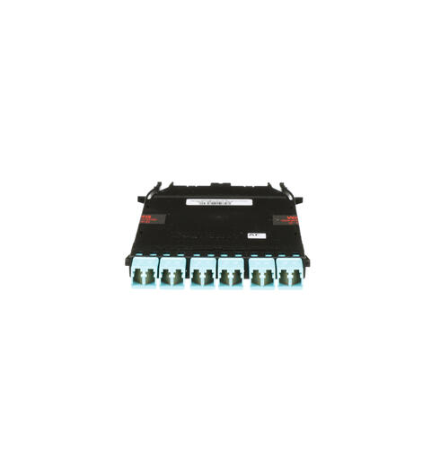 HD flex fiberkasset OM4 1xMPO - 6xLC-D Panduit, 12fiber, Method A, Flippet