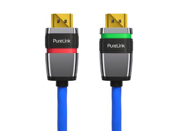 HDMI 2.0 Premium High Speed kabel 1m PureLink Ultimate, Blå