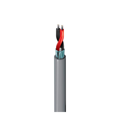 Lyd/kontroll 1p analog fleksibel Belden AWG22 Ø=3,5mm LSZH Grå, 500mT