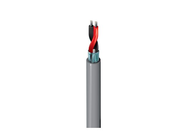 Lyd/kontroll 1p analog fleksibel Belden AWG22 Ø=3,5mm LSZH Grå, 500mT 