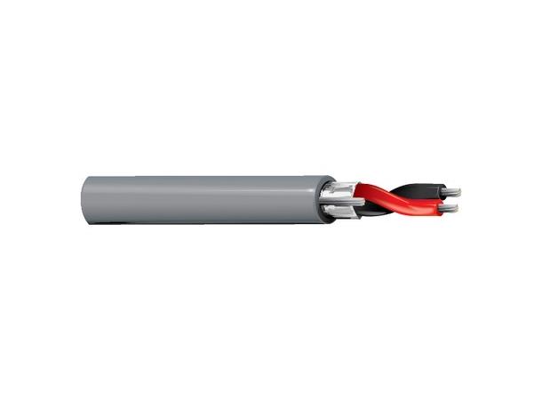 Lyd/kontroll 1p analog fleksibel Belden AWG22 Ø=3,4mm PVC sort, 305mT