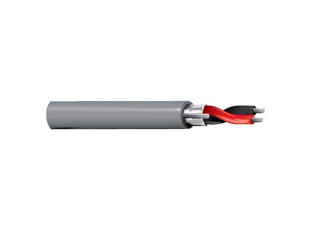 Lyd/kontroll 1p analog fleksibel Belden AWG22 Ø=3,4mm PVC Sort, 305mT 