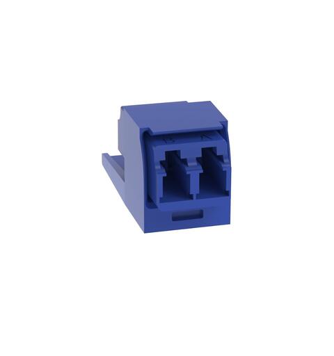 Mini-Com LC-D Fiberadapter OS2 Blå Panduit