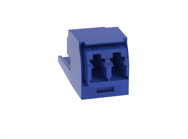 Mini-Com LC-D Fiberadapter OS2 Blå Panduit 