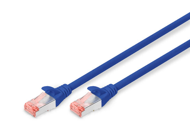 Patch kat6 S/FTP HF Blå 3m 