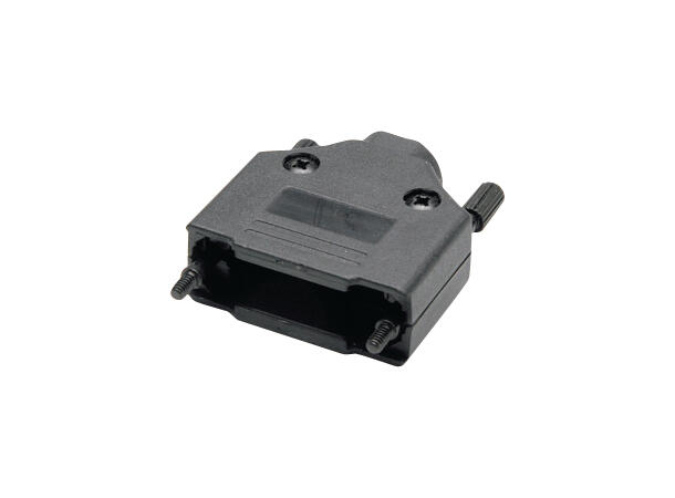 VGA - 15p, Deksel m/lås Sort plast 