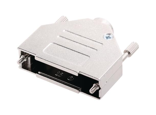 VGA - 15p, deksel  m/lås sort plast