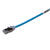 Patch kat6a F/UTP HF Blå 0.5m, AWG28 Panduit Miniatyrpatch 